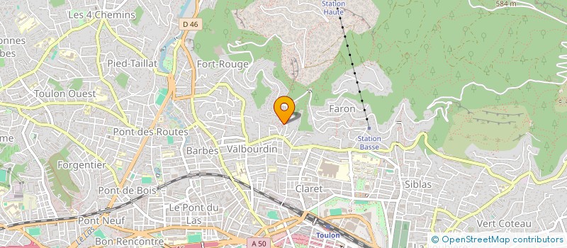 localisation de l'entreprise SCI MONTGENEVRE OLYMPIA  TOULON