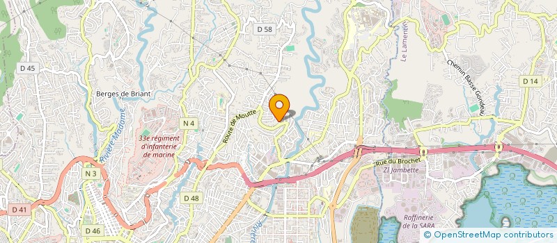 localisation de l'entreprise SCI MONTGERALDE NOTEBAERT  FORT-DE-FRANCE