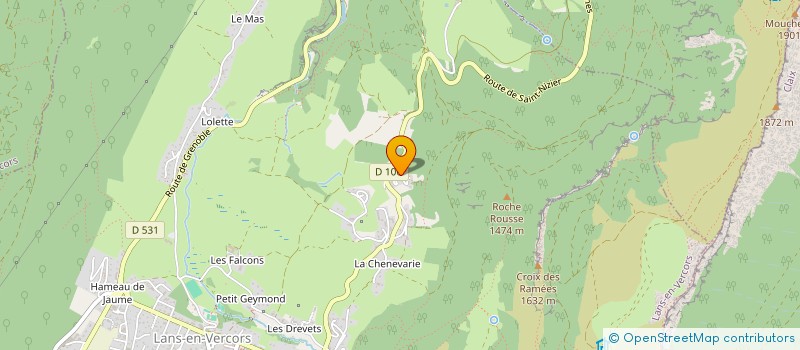 localisation de l'entreprise SCI MONTGOLFIER  LANS-EN-VERCORS