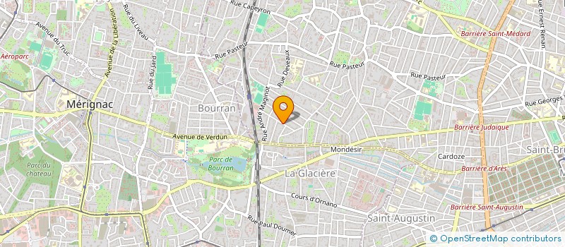 localisation de l'entreprise SCI MONTGOLFIER 69  BORDEAUX