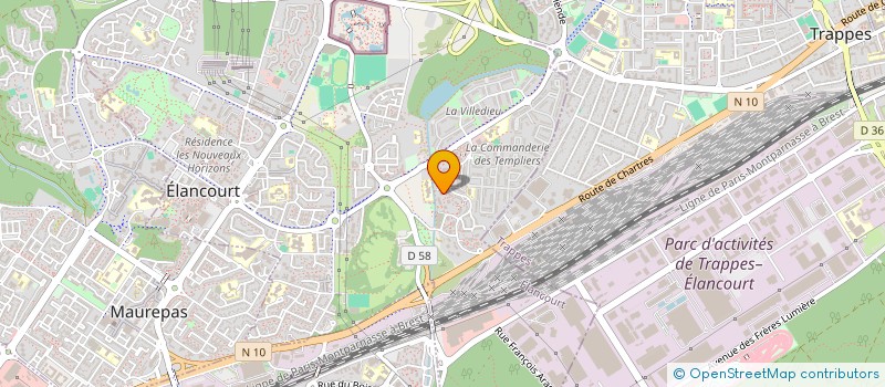 localisation de l'entreprise SCI MONTGOLFIER  VERNOUILLET