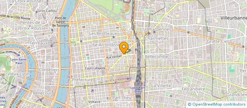 localisation de l'entreprise SCI MONTGOLFIER  LYON