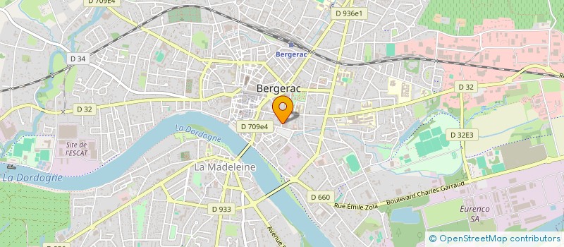 localisation de l'entreprise SCI MONTGOLFIERE à BERGERAC