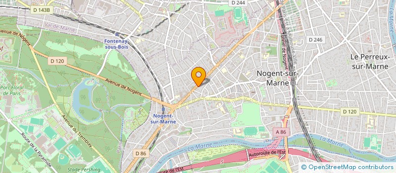 localisation de l'entreprise SCI MONTGRIFARD à NOGENT-SUR-MARNE