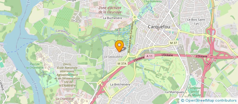 localisation de l'entreprise SCI MONTGUERN  CARQUEFOU