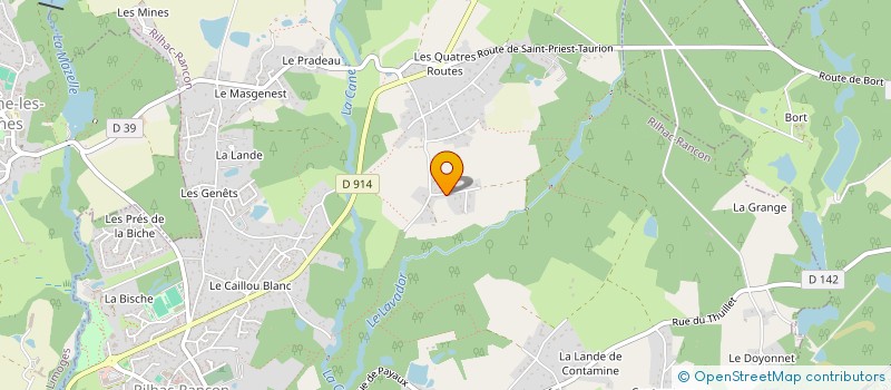 localisation de l'entreprise SCI MONTHELY  RILHAC-RANCON