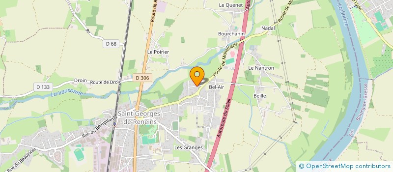 localisation de l'entreprise SCI MONTHOIS  SAINT-GEORGES-DE-RENEINS