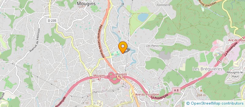 localisation de l'entreprise SCI MONTHOLON 06 à MOUGINS