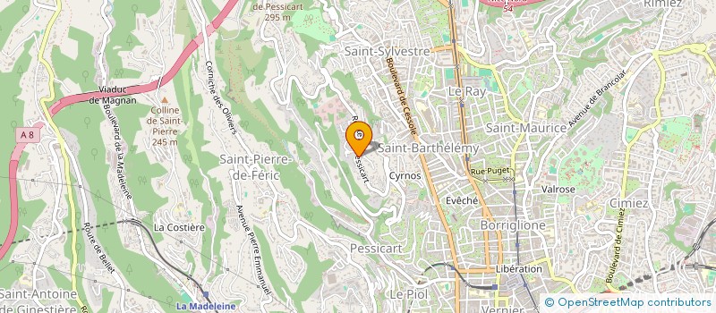 localisation de l'entreprise SCI MONTHOLON ROCHAMBEAU  NICE
