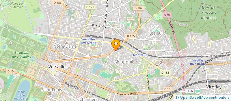 localisation de l'entreprise SCI MONTHUAUD à VERSAILLES