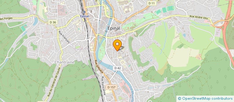 localisation de l'entreprise SCI MONTHUREUX à EPINAL