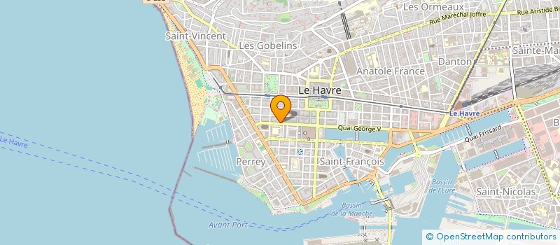 localisation de l'entreprise SCI MONTI à LE HAVRE