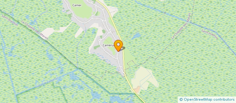 localisation de l'entreprise SCI MONTI  LA CHAPELLE-DES-MARAIS