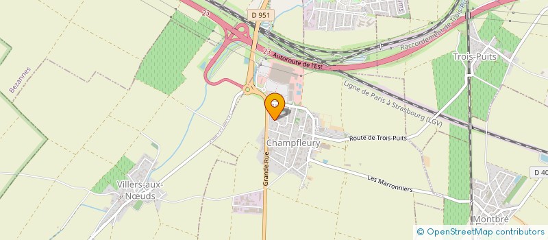 localisation de l'entreprise SCI MONTICOLO  CHAMPFLEURY