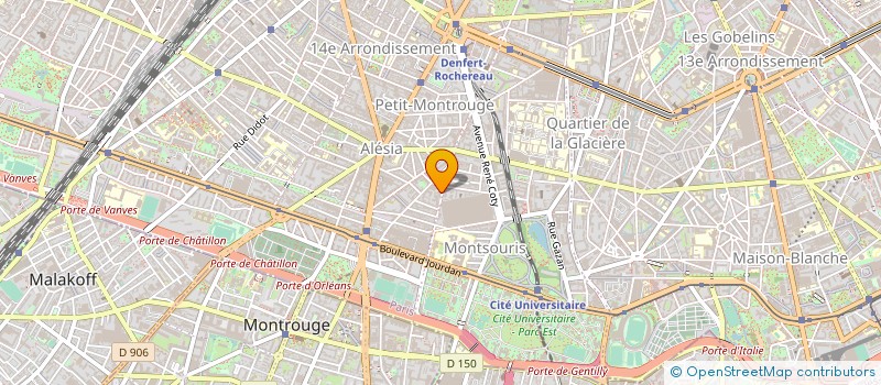 localisation de l'entreprise SCI MONTIGNAC  PARIS