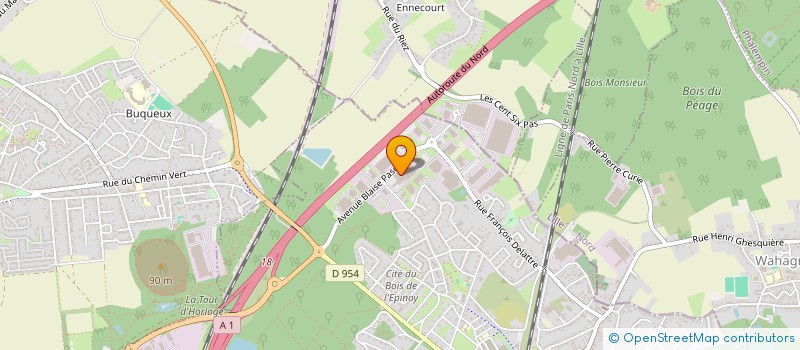 localisation de l'entreprise SCI MONTIGNY  LIBERCOURT