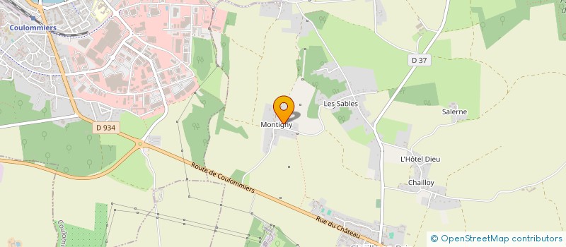 localisation de l'entreprise SCI MONTIGNY  CHAILLY-EN-BRIE