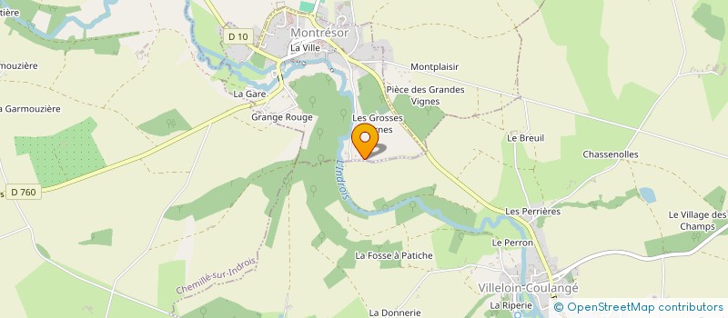 localisation de l'entreprise SCI MONTIGNY à MONTRESOR