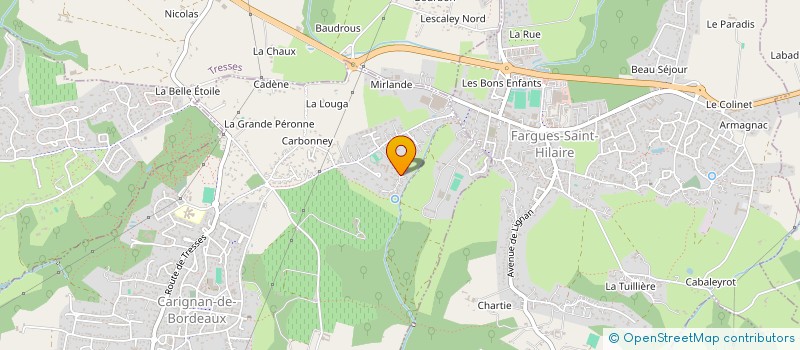 localisation de l'entreprise SCI MONTIMMO  CARIGNAN-DE-BORDEAUX