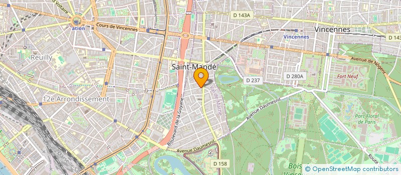 localisation de l'entreprise SCI MONTINUS à SAINT-MANDE