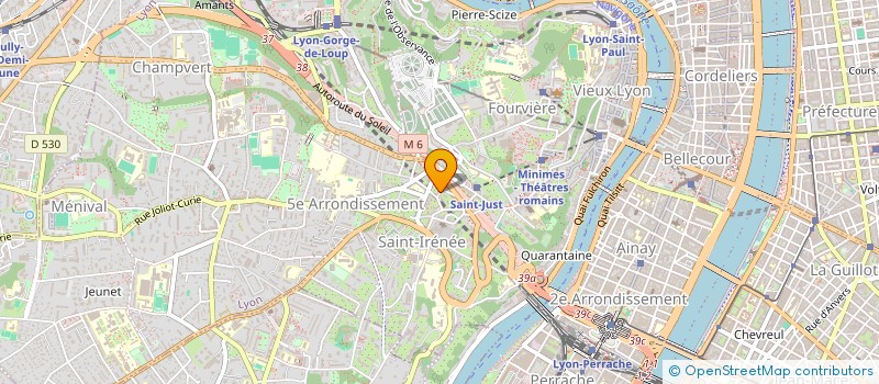 localisation de l'entreprise SCI MONTJAU  LYON