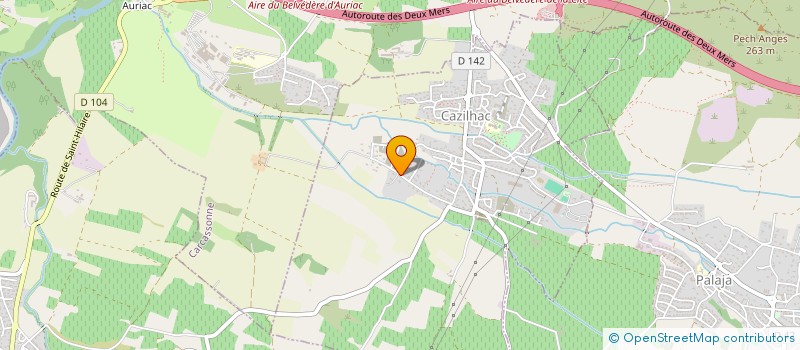 localisation de l'entreprise SCI MONTJOIE SARRAT à CAZILHAC