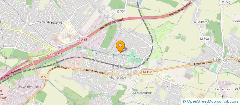 localisation de l'entreprise SCI MONTJOLI  BEAUPUY