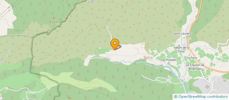 localisation de l'entreprise SCI MONTJOYE  CUERS