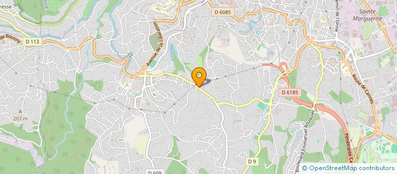 localisation de l'entreprise SCI MONTJOYE  GRASSE
