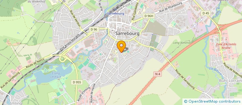 localisation de l'entreprise SCI MONTJUIC à SARREBOURG