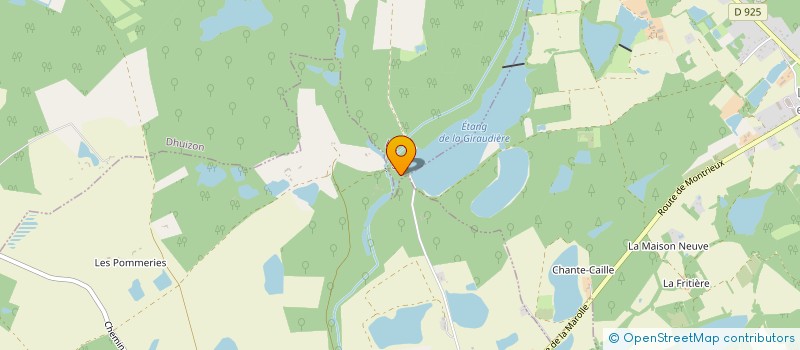 localisation de l'entreprise SCI MONTJUNI  LA FERTE-SAINT-CYR