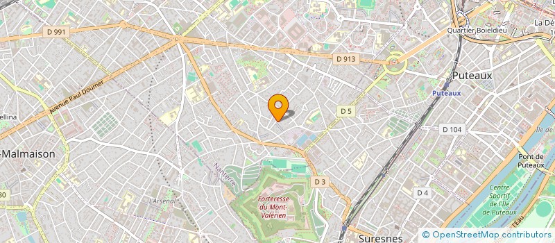 localisation de l'entreprise SCI MONTLOUIS  NANTERRE