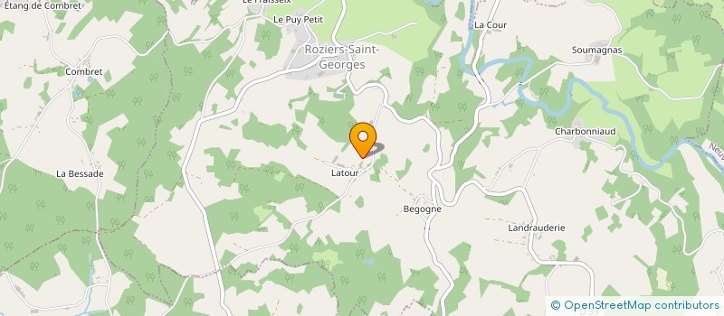 localisation de l'entreprise SCI MONTLOUIS ET BIENNE à ROZIERS-SAINT-GEORGES