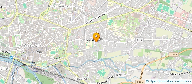 localisation de l'entreprise SCI MONTLUC à PAU