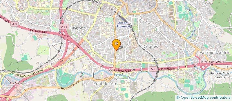 localisation de l'entreprise SCI MONTMA à AIX-EN-PROVENCE
