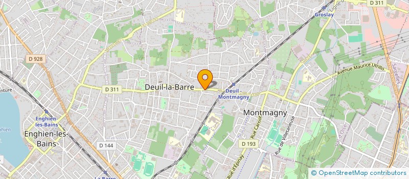 localisation de l'entreprise SCI MONTMAGNY INVEST à DEUIL-LA-BARRE