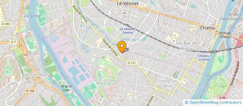 localisation de l'entreprise SCI MONTMARTRE  LE VESINET