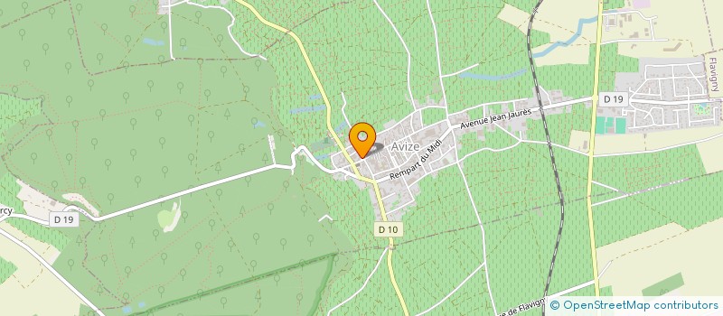 localisation de l'entreprise SCI MONTMARTRE  AVIZE