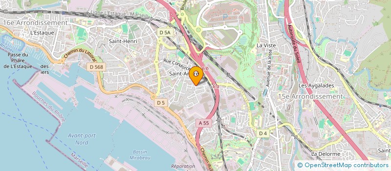 localisation de l'entreprise SCI MONTMER à MARSEILLE
