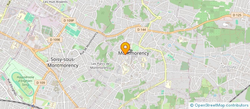 localisation de l'entreprise SCI MONTMORENCY à MONTMORENCY