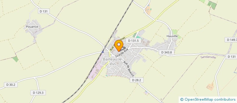 localisation de l'entreprise SCI MONTMORENCY à BAILLEAU-LE-PIN