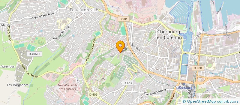 localisation de l'entreprise SCI MONTMORENCY à CHERBOURG-EN-COTENTIN