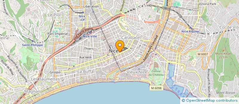 localisation de l'entreprise SCI MONTOISE à NICE