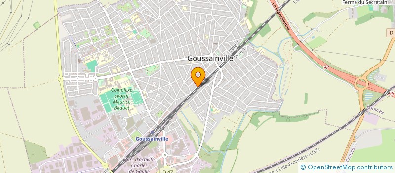 localisation de l'entreprise SCI MONTPARNASSE à GOUSSAINVILLE