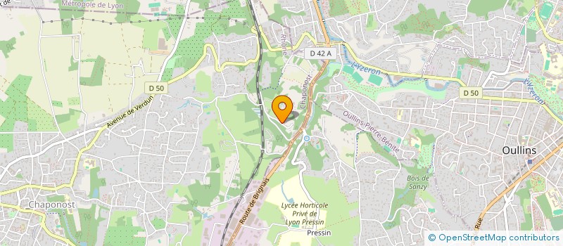 localisation de l'entreprise SCI MONTPELLAS  CHAPONOST