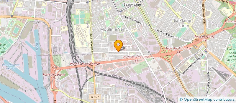 localisation de l'entreprise SCI MONTPELLIER 12  VENISSIEUX