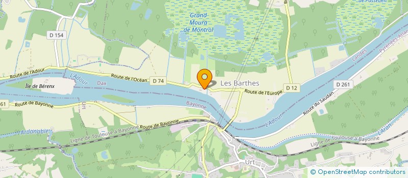 localisation de l'entreprise SCI MONTPELLIER  SAINT-LAURENT-DE-GOSSE