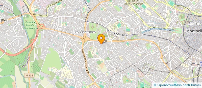 localisation de l'entreprise SCI MONTPELLIER IMMOB à MONTPELLIER