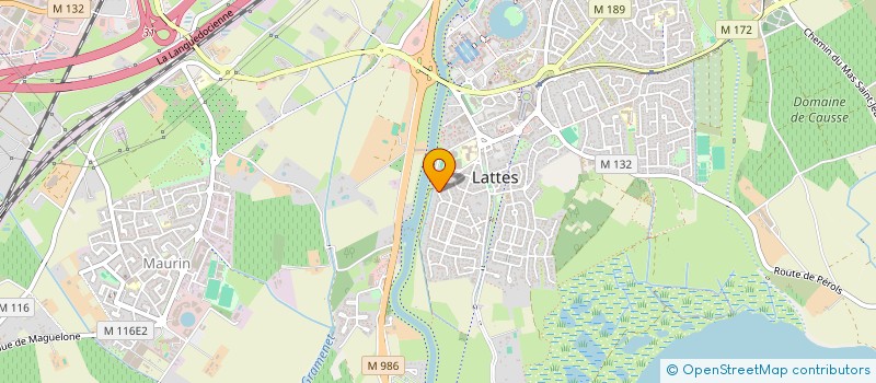 localisation de l'entreprise SCI MONTPELLIER MER à LATTES