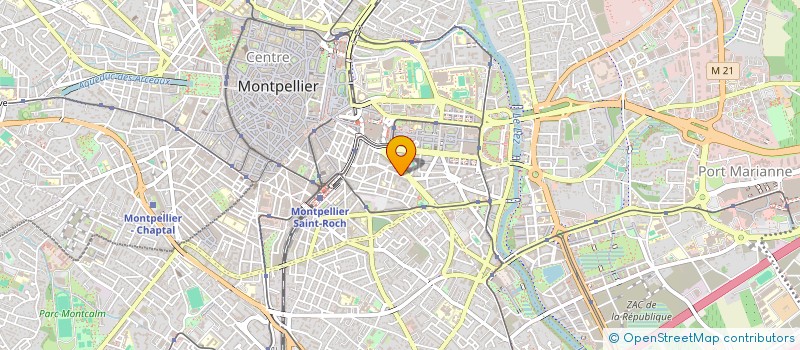 localisation de l'entreprise SCI MONTPELLIERAINE à MONTPELLIER